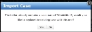 Import Case - Case with Same Name in Folder Message